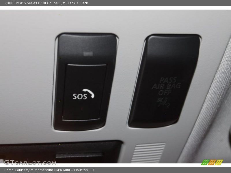 Jet Black / Black 2008 BMW 6 Series 650i Coupe