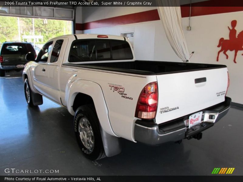 Super White / Graphite Gray 2006 Toyota Tacoma V6 PreRunner TRD Access Cab