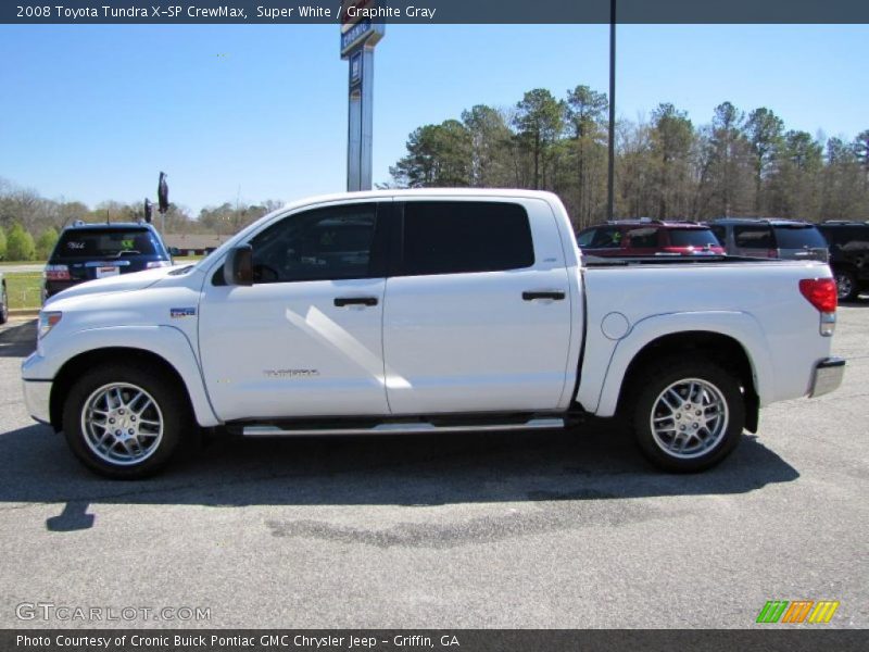 Super White / Graphite Gray 2008 Toyota Tundra X-SP CrewMax