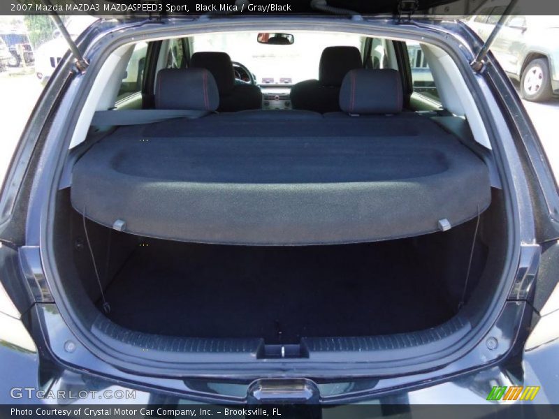 Black Mica / Gray/Black 2007 Mazda MAZDA3 MAZDASPEED3 Sport