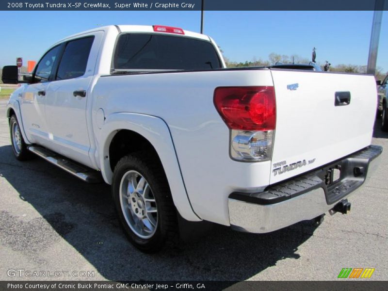 Super White / Graphite Gray 2008 Toyota Tundra X-SP CrewMax