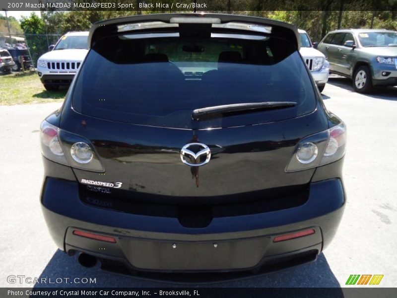 Black Mica / Gray/Black 2007 Mazda MAZDA3 MAZDASPEED3 Sport