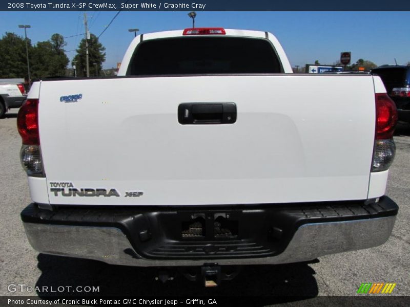 Super White / Graphite Gray 2008 Toyota Tundra X-SP CrewMax
