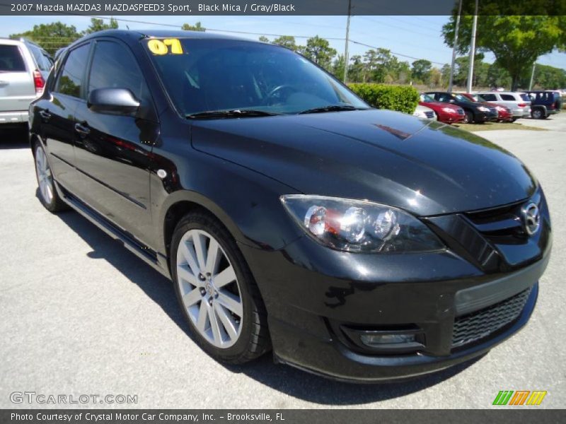 Front 3/4 View of 2007 MAZDA3 MAZDASPEED3 Sport