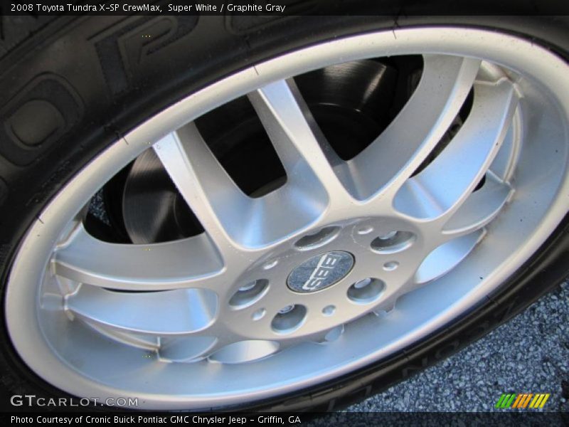 Super White / Graphite Gray 2008 Toyota Tundra X-SP CrewMax