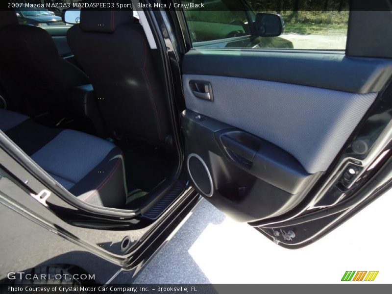 Black Mica / Gray/Black 2007 Mazda MAZDA3 MAZDASPEED3 Sport