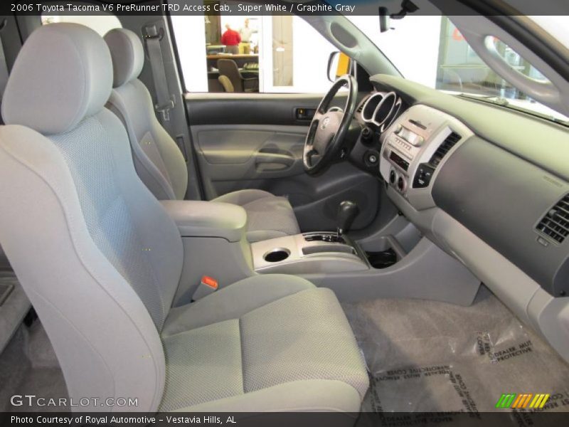 Super White / Graphite Gray 2006 Toyota Tacoma V6 PreRunner TRD Access Cab