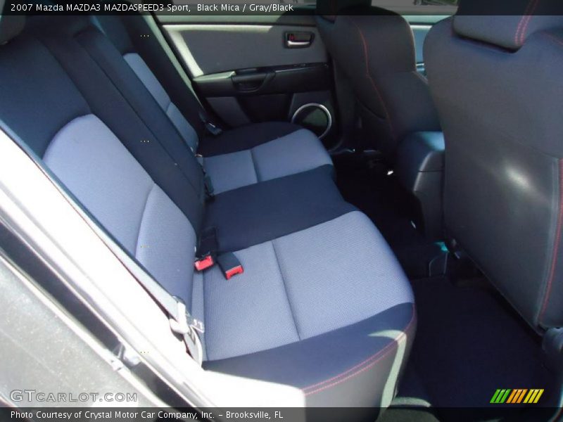 Black Mica / Gray/Black 2007 Mazda MAZDA3 MAZDASPEED3 Sport