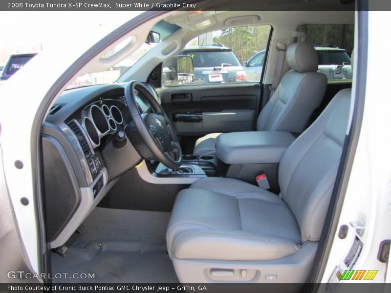 Super White / Graphite Gray 2008 Toyota Tundra X-SP CrewMax