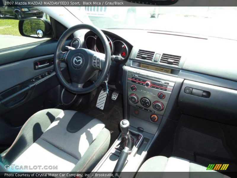 Black Mica / Gray/Black 2007 Mazda MAZDA3 MAZDASPEED3 Sport