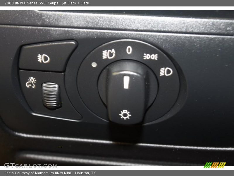Jet Black / Black 2008 BMW 6 Series 650i Coupe