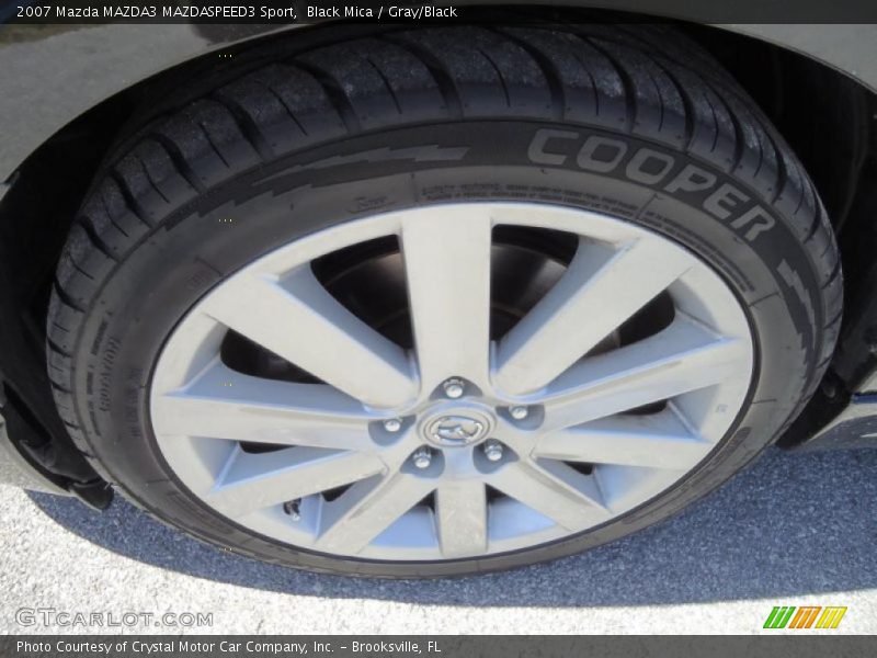 Black Mica / Gray/Black 2007 Mazda MAZDA3 MAZDASPEED3 Sport
