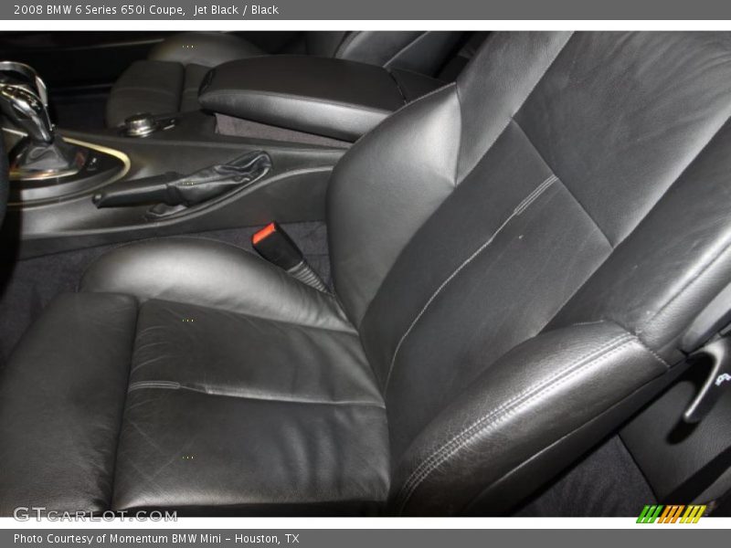 Jet Black / Black 2008 BMW 6 Series 650i Coupe
