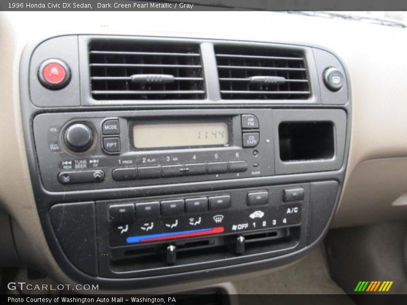 Controls of 1996 Civic DX Sedan