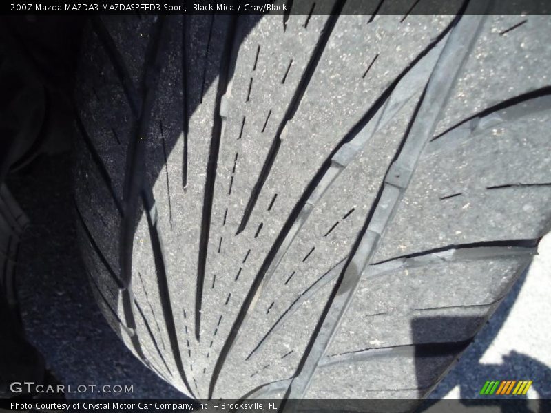 Black Mica / Gray/Black 2007 Mazda MAZDA3 MAZDASPEED3 Sport