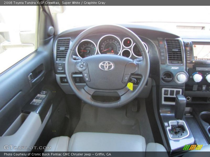 Super White / Graphite Gray 2008 Toyota Tundra X-SP CrewMax