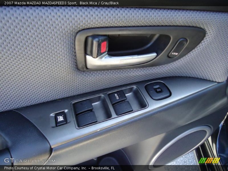 Black Mica / Gray/Black 2007 Mazda MAZDA3 MAZDASPEED3 Sport