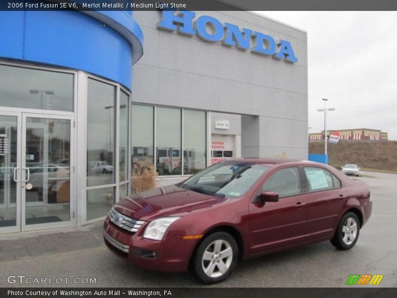 Merlot Metallic / Medium Light Stone 2006 Ford Fusion SE V6