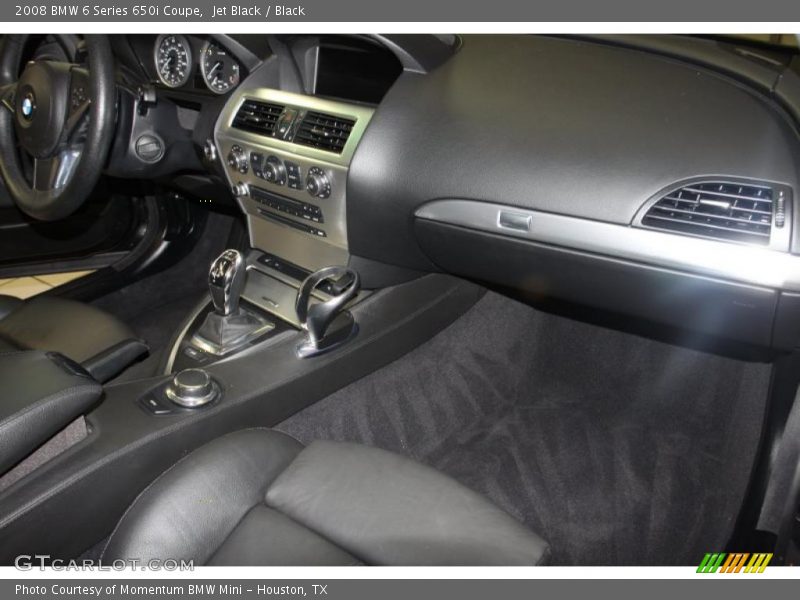 Jet Black / Black 2008 BMW 6 Series 650i Coupe