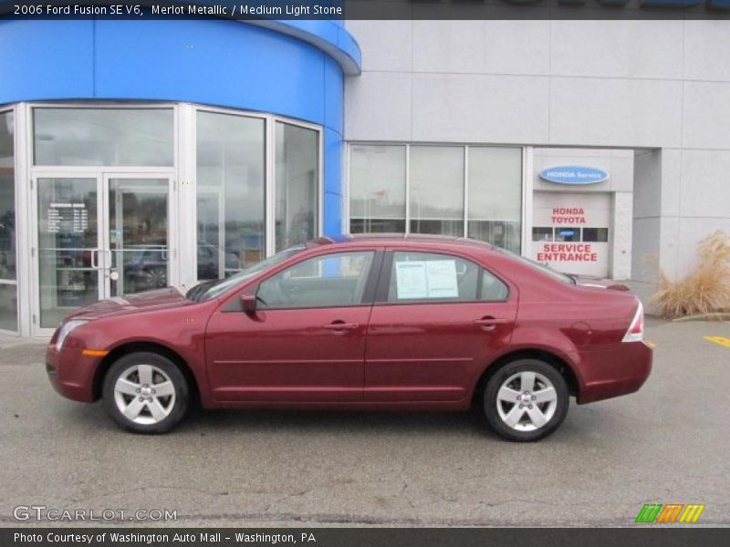 Merlot Metallic / Medium Light Stone 2006 Ford Fusion SE V6