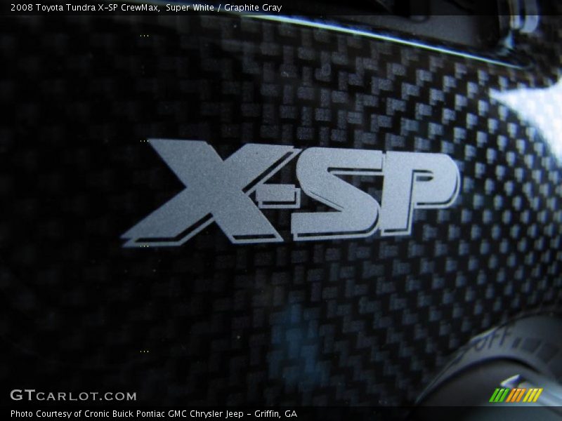 Super White / Graphite Gray 2008 Toyota Tundra X-SP CrewMax