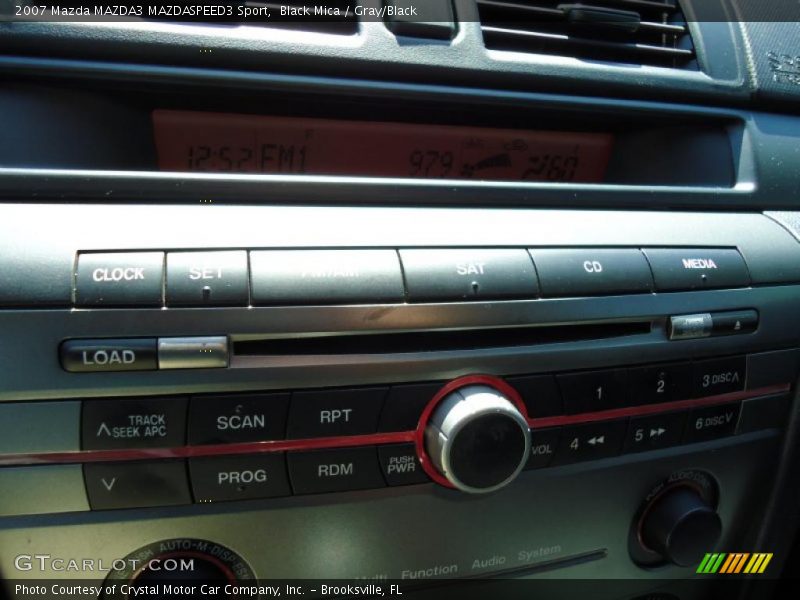 Black Mica / Gray/Black 2007 Mazda MAZDA3 MAZDASPEED3 Sport