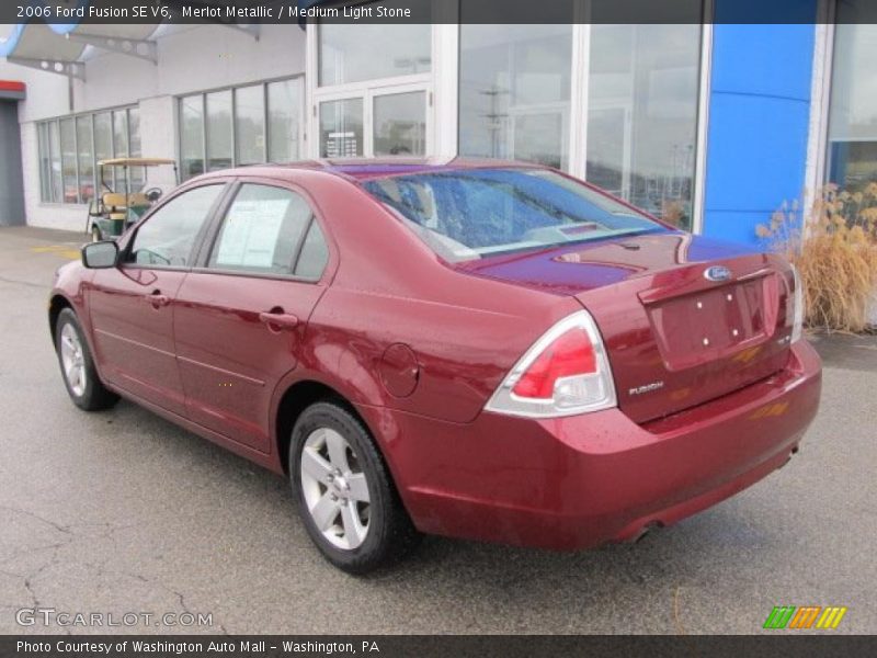 Merlot Metallic / Medium Light Stone 2006 Ford Fusion SE V6