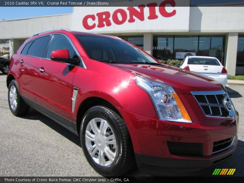 Crystal Red Tintcoat / Shale/Ebony 2010 Cadillac SRX V6