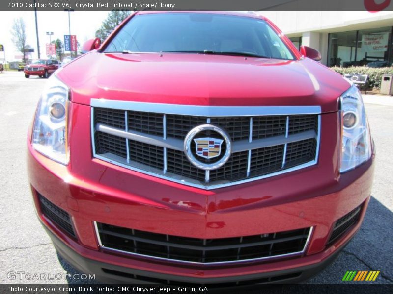 Crystal Red Tintcoat / Shale/Ebony 2010 Cadillac SRX V6