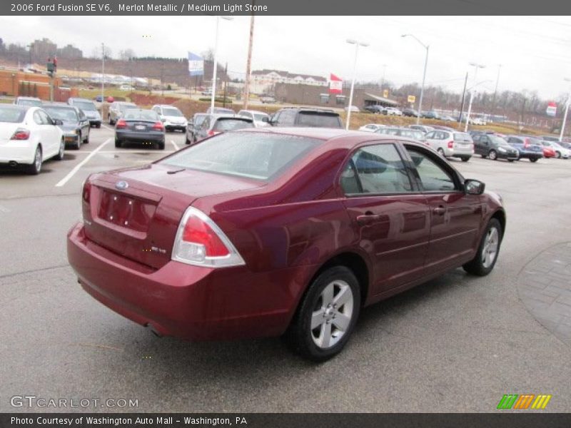 Merlot Metallic / Medium Light Stone 2006 Ford Fusion SE V6
