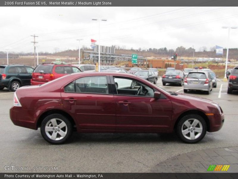 Merlot Metallic / Medium Light Stone 2006 Ford Fusion SE V6