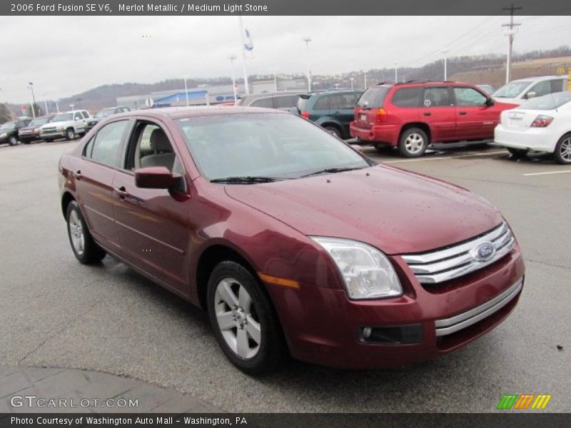 Merlot Metallic / Medium Light Stone 2006 Ford Fusion SE V6