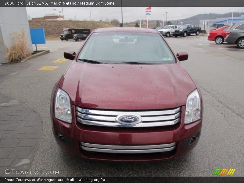 Merlot Metallic / Medium Light Stone 2006 Ford Fusion SE V6