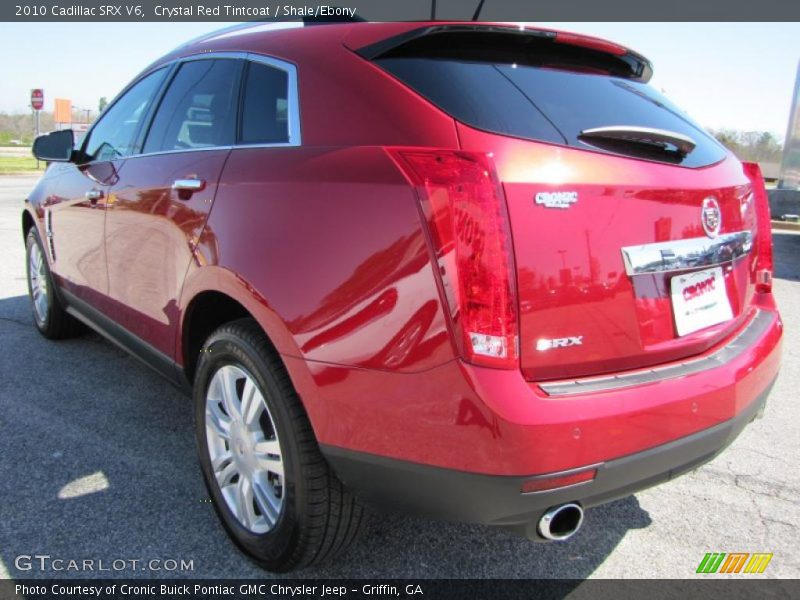 Crystal Red Tintcoat / Shale/Ebony 2010 Cadillac SRX V6
