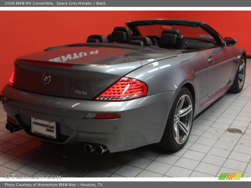 Space Grey Metallic / Black 2008 BMW M6 Convertible