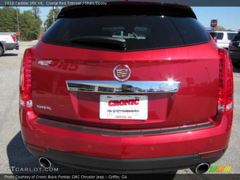 Crystal Red Tintcoat / Shale/Ebony 2010 Cadillac SRX V6