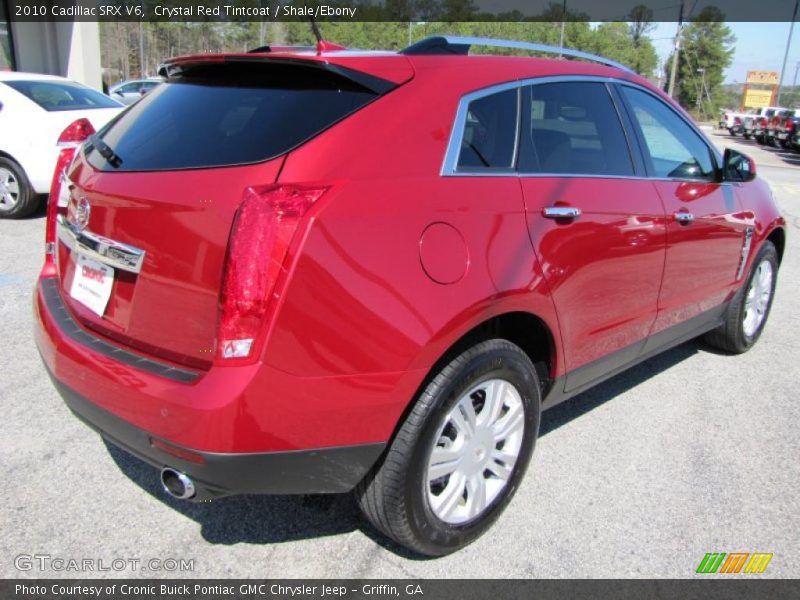 Crystal Red Tintcoat / Shale/Ebony 2010 Cadillac SRX V6