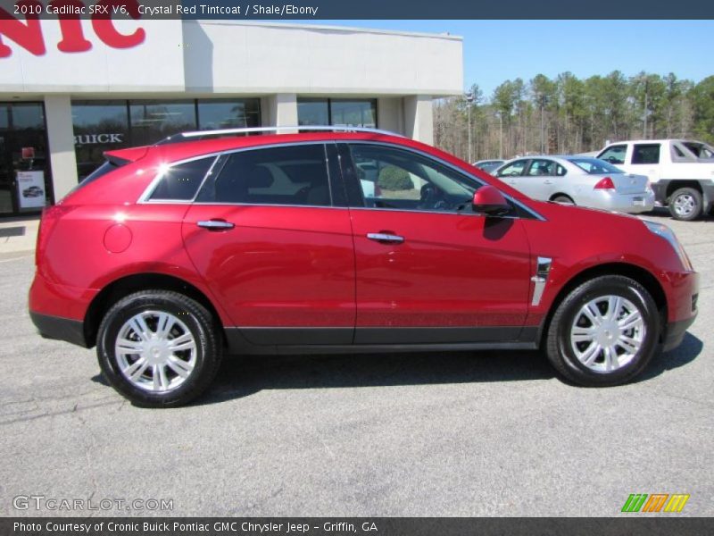 Crystal Red Tintcoat / Shale/Ebony 2010 Cadillac SRX V6