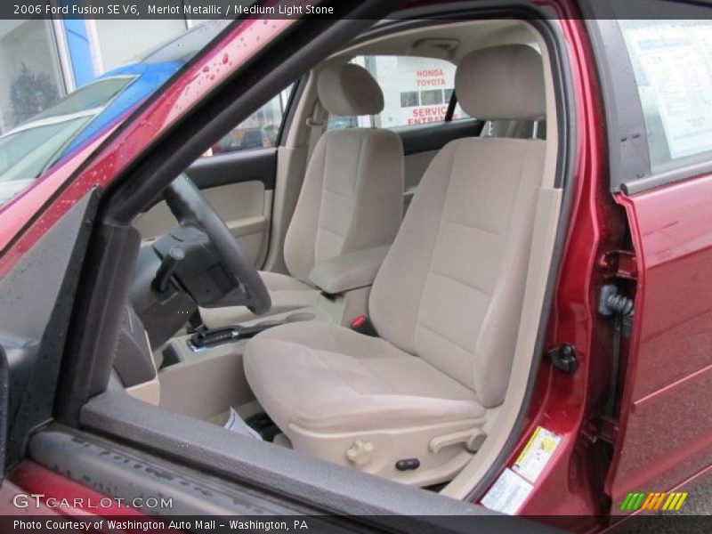 Merlot Metallic / Medium Light Stone 2006 Ford Fusion SE V6