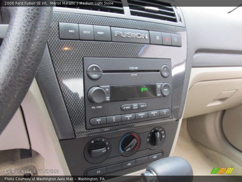 Merlot Metallic / Medium Light Stone 2006 Ford Fusion SE V6