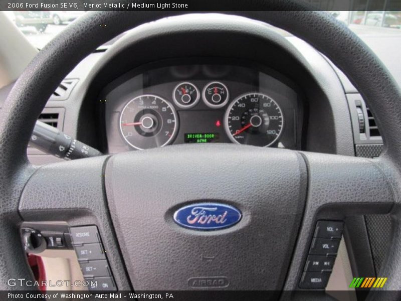 Merlot Metallic / Medium Light Stone 2006 Ford Fusion SE V6
