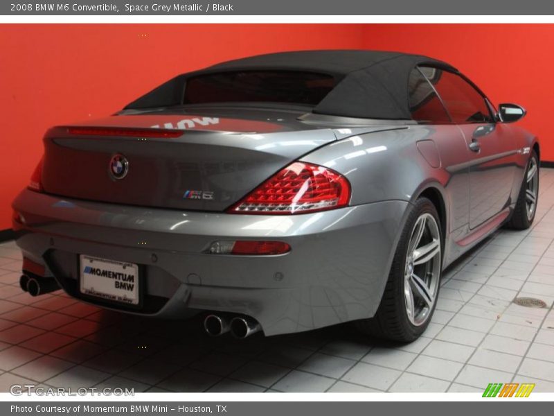 Space Grey Metallic / Black 2008 BMW M6 Convertible