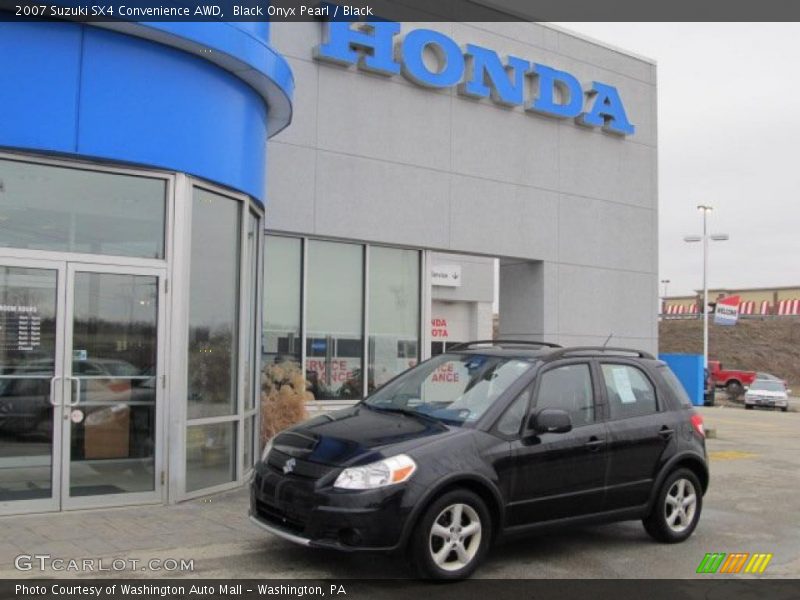 Black Onyx Pearl / Black 2007 Suzuki SX4 Convenience AWD