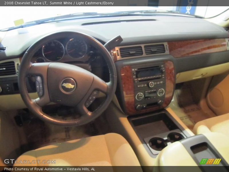 Summit White / Light Cashmere/Ebony 2008 Chevrolet Tahoe LT