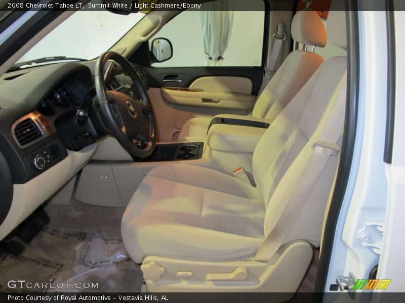 Summit White / Light Cashmere/Ebony 2008 Chevrolet Tahoe LT