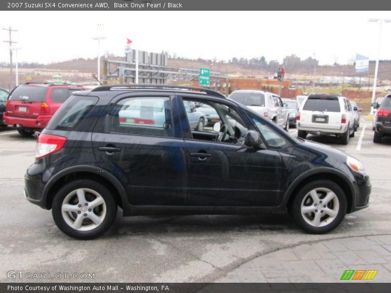 Black Onyx Pearl / Black 2007 Suzuki SX4 Convenience AWD
