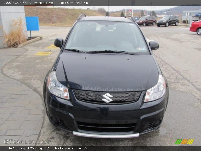 Black Onyx Pearl / Black 2007 Suzuki SX4 Convenience AWD