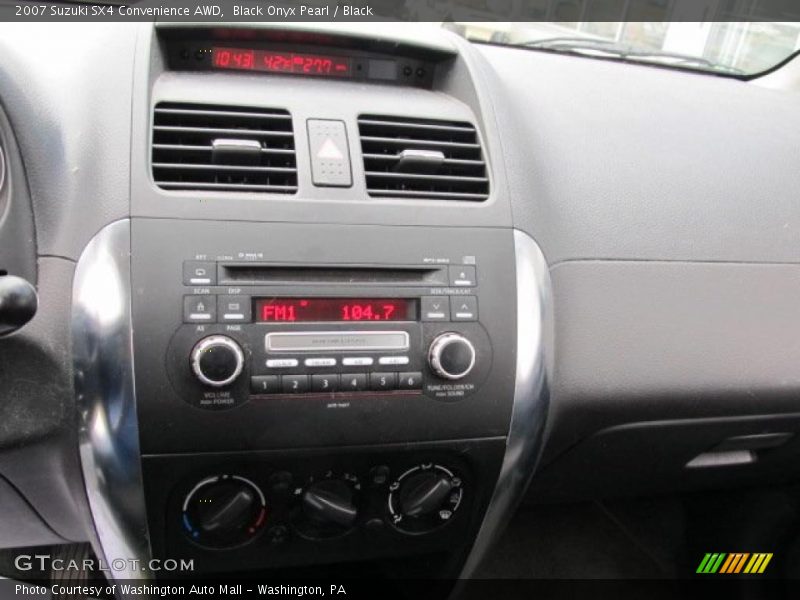 Black Onyx Pearl / Black 2007 Suzuki SX4 Convenience AWD