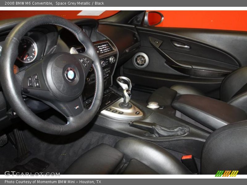  2008 M6 Convertible Black Interior