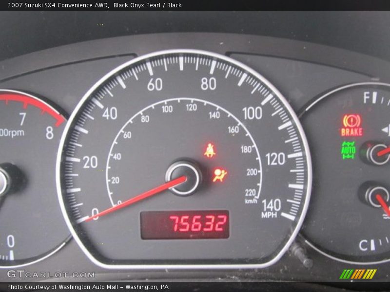  2007 SX4 Convenience AWD Convenience AWD Gauges